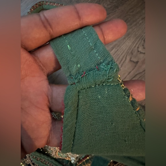 vintage boho gypsy fairycore circular tote - Picture 6 of 9